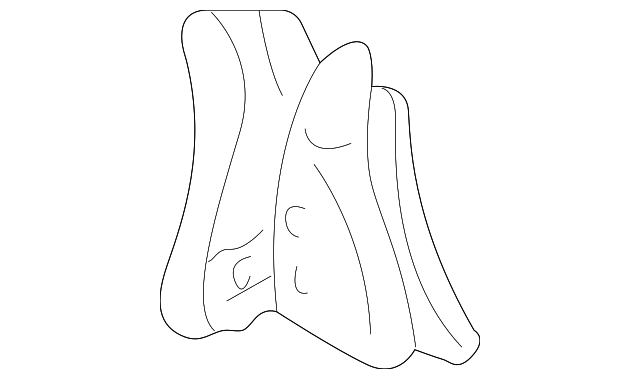 MR384838 Деталь FRONT SEAL, RIGHT