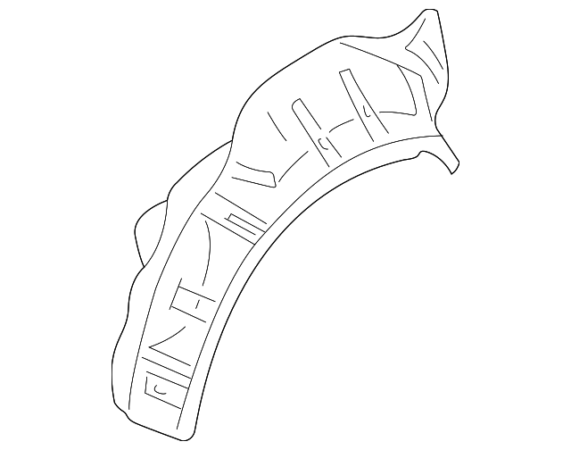 MR439645 Деталь OUTER WHEELHOUSE, LEFT