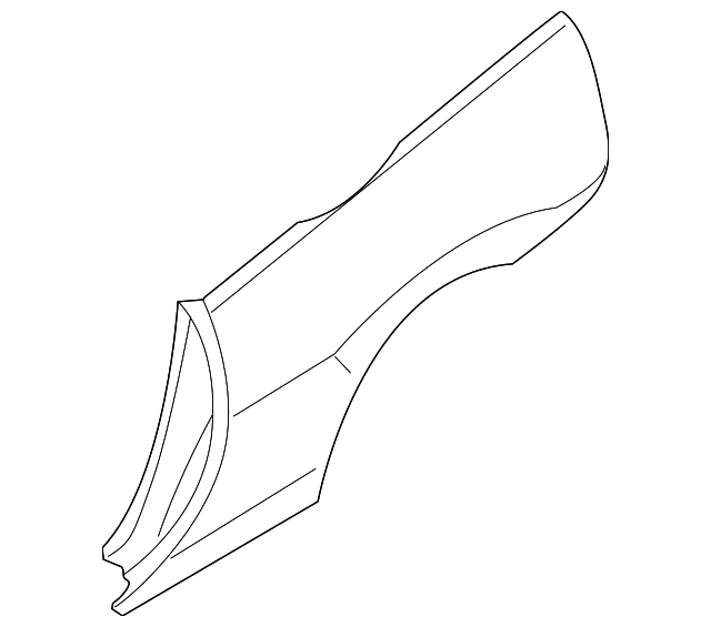 MR439634 Деталь QUARTER PANEL, RIGHT
