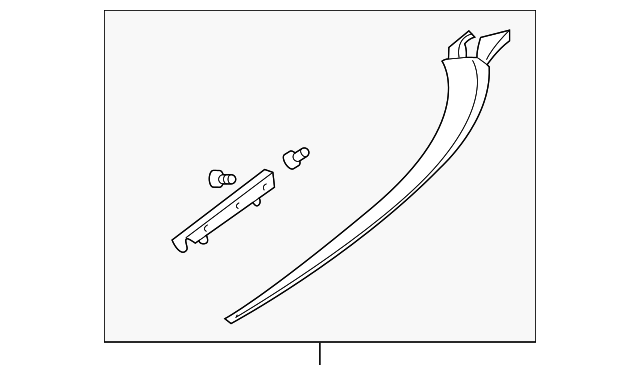 MR375739 Деталь BELT MOLDING, LEFT