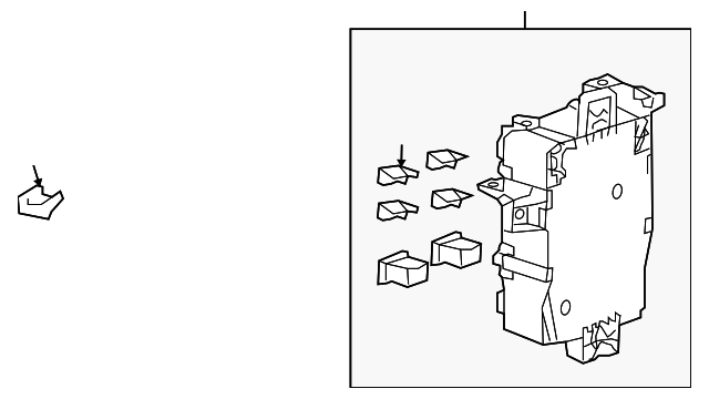 38210-TA0-A13 Деталь BOX ASSY., PASSENGER FUSE