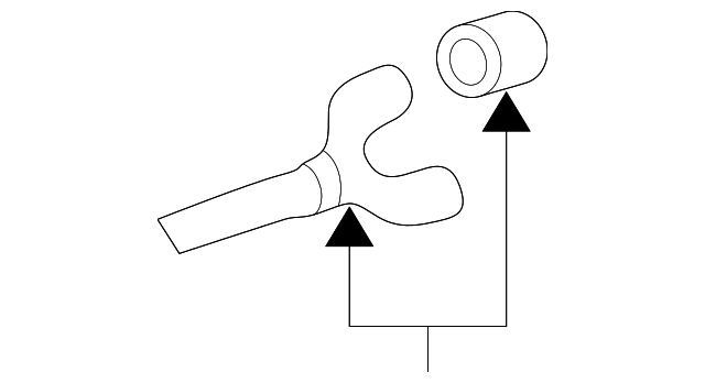 88959311 Деталь EXTENSION PIPE, RIGHT