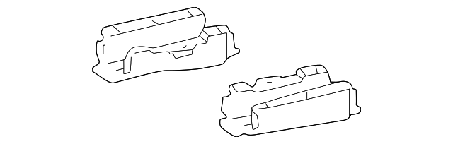 57706-42010 Деталь REAR CROSSMEMBER BRACKET, LEFT