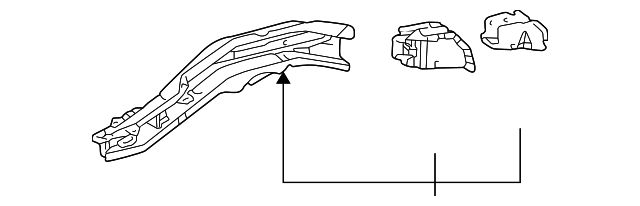 57601-42060 Деталь SIDE RAIL ASSY, RIGHT