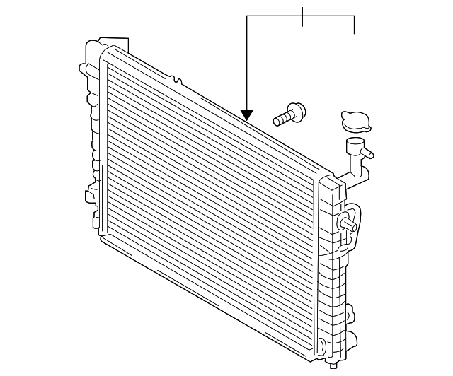 25310-2E800 Деталь RADIATOR ASSY