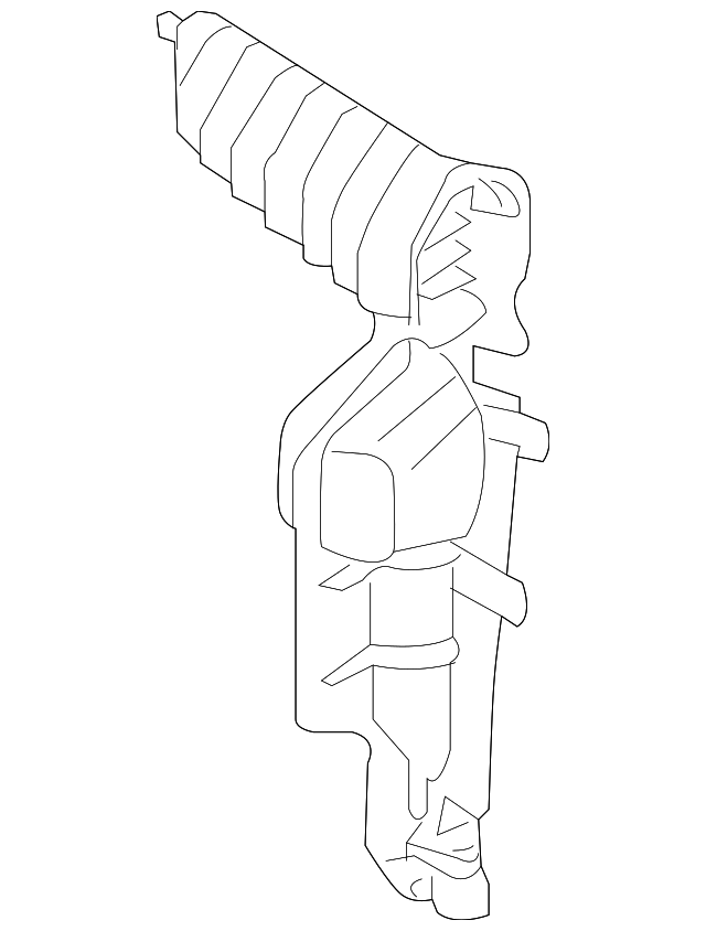 29135-1F000 Деталь AIR GUIDE, LEFT