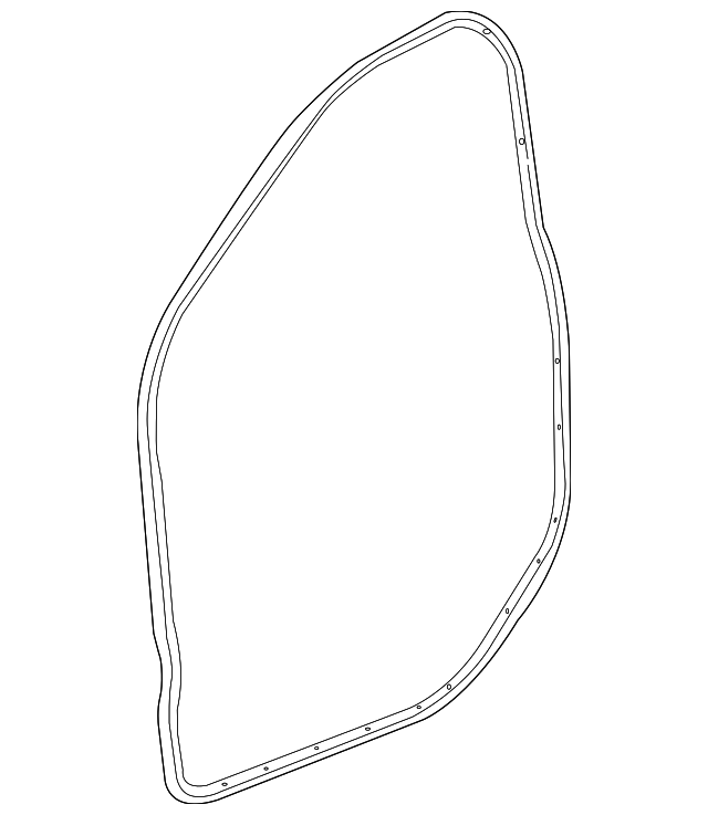95384110 Деталь DOOR W'STRIP, RIGHT