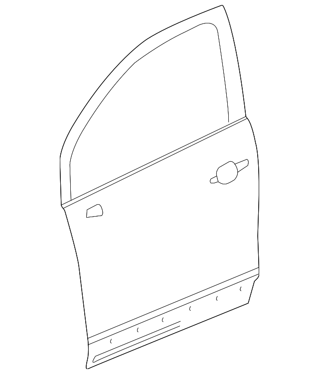95090288 Деталь OUTER PANEL, RIGHT