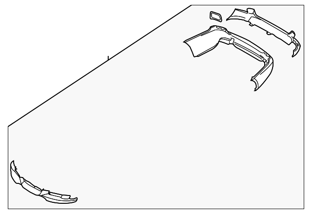 51190417593 Деталь BUMPER ASSY