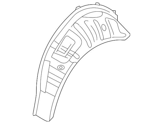 561-809-411 Деталь OUTER WHEELHOUSE, LEFT