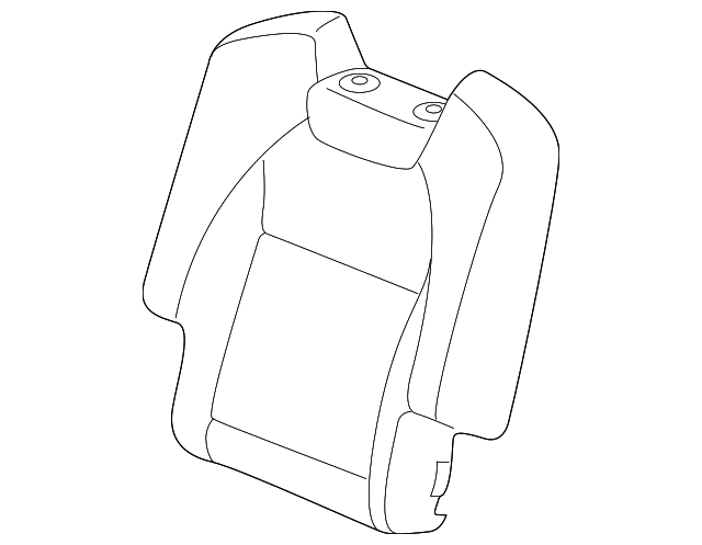 81321-TZ5-A21ZB Деталь COVER ASSY., R. MIDDLE SEAT-BACK TRIM *N