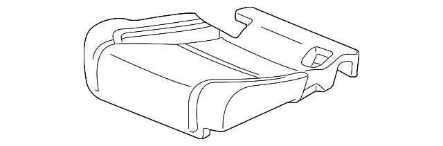 81332-TZ5-A01 Деталь PAD, R. MIDDLE SEAT CUSHION