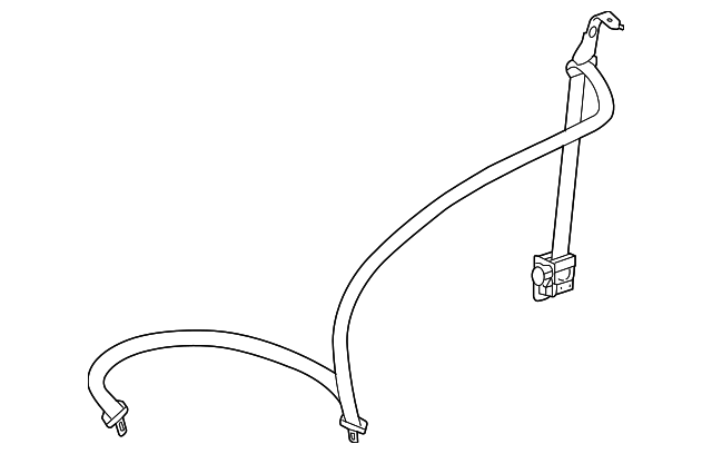 19181665 Деталь BELT & RETRACTOR, LEFT