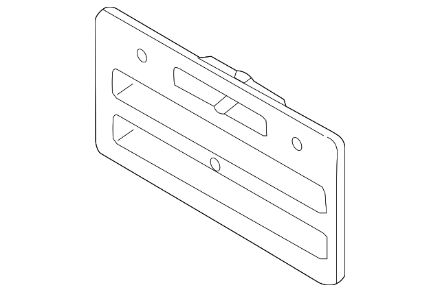 4H0-807-285-AR-1RR Деталь LICENSE BRACKET