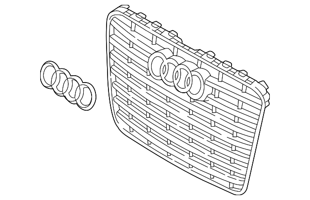 4H0-853-651-AH-1RR Деталь GRILLE ASSY