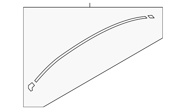 87220-2F000 Деталь ROOF MOLDING, RIGHT