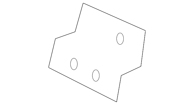5124268AA Деталь SUNVISOR BRACKET, LEFT