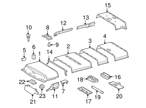Sprinter 2500 INTERIOR TRIM - ROOF 5