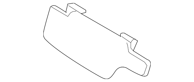 5104439AA Деталь SUNVISOR, RIGHT