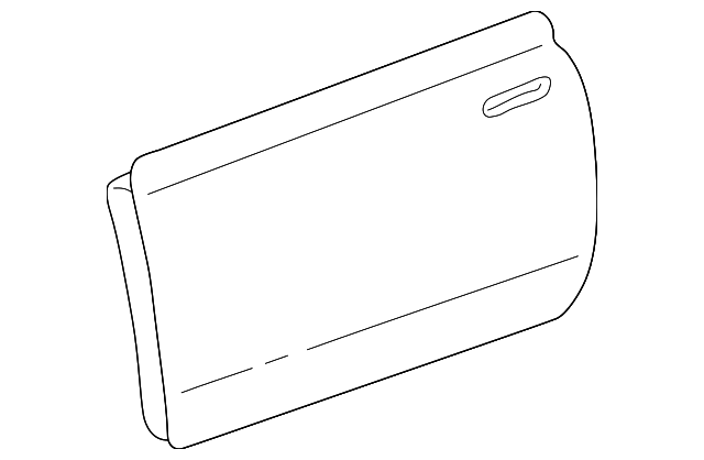 67002-17121 DOOR SHELL, LEFT
