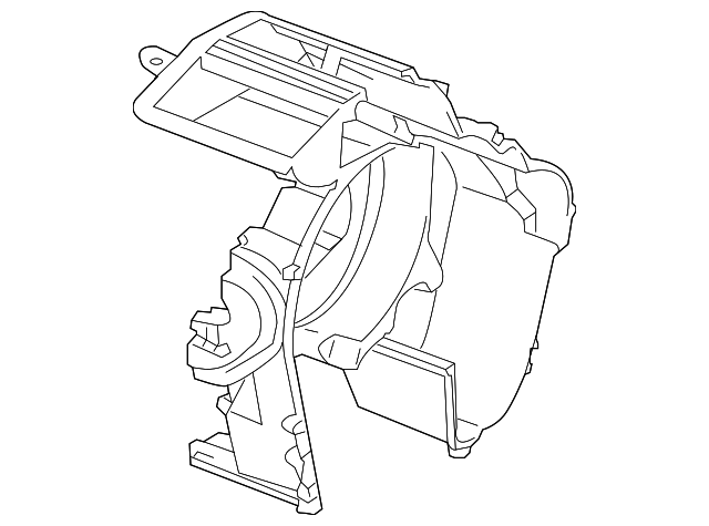 DF71-61-A01 Деталь AC & HEATER CASE, LEFT
