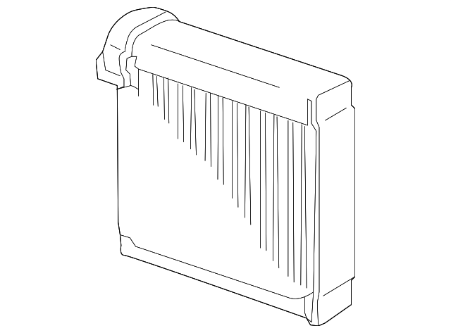 DF71-61-J10 Деталь EVAPORATOR CORE
