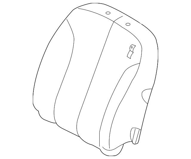 88467-2GHC0AG8 Деталь SEAT BACK COVER, RIGHT