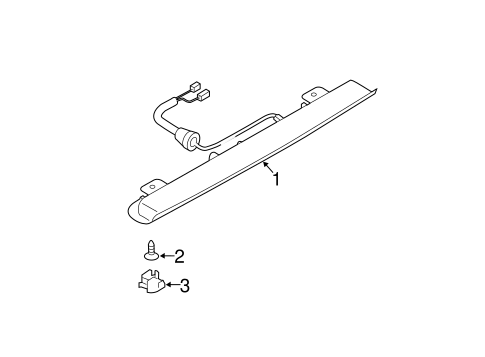 Impreza HIGH MOUNTED STOP LAMP 4