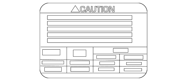 97699-0W000 Деталь AC LABEL