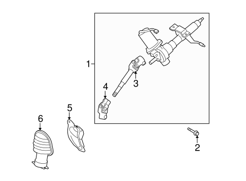 xD STEERING COLUMN ASSEMBLY