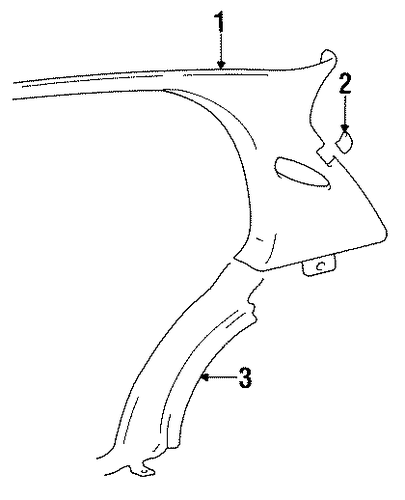 Sonata INTERIOR TRIM - QUARTER PANELS