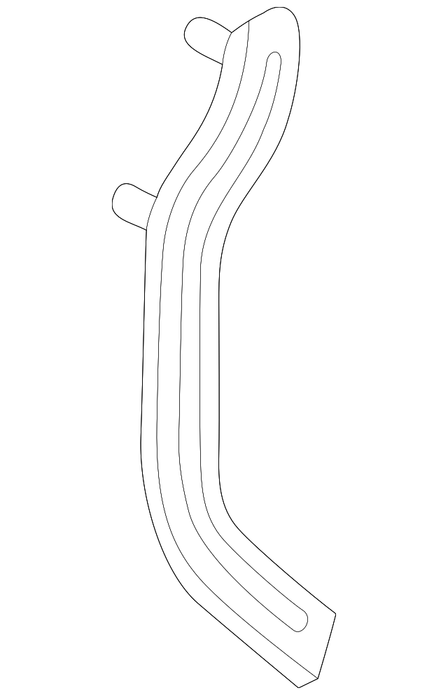 52575-AA010 BUMPER COVER SIDE SUPPORT, RIGHT