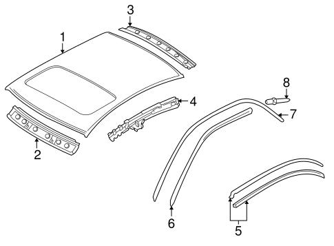 A4 EXTERIOR TRIM - ROOF