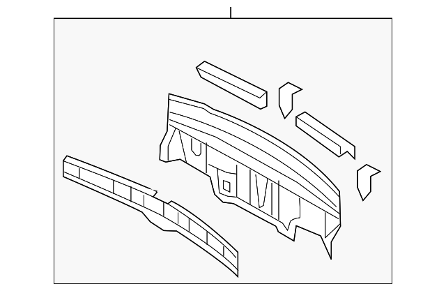 58307-50072 Деталь REAR BODY PANEL