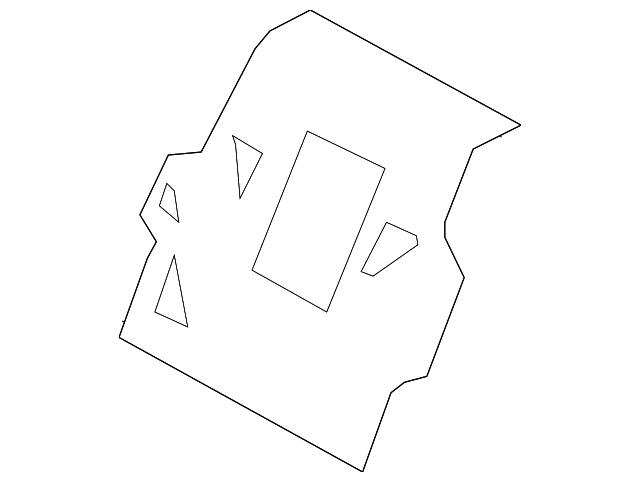 64206-50080 Деталь PARTITION PANEL