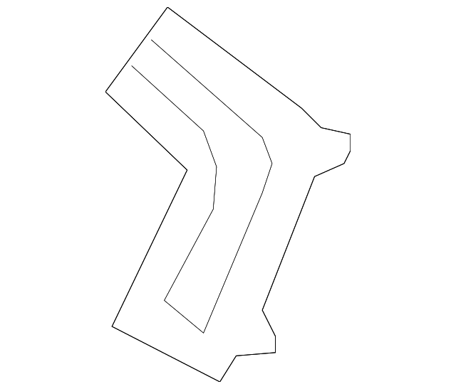 64228-50040 Деталь EXTENSION, LEFT