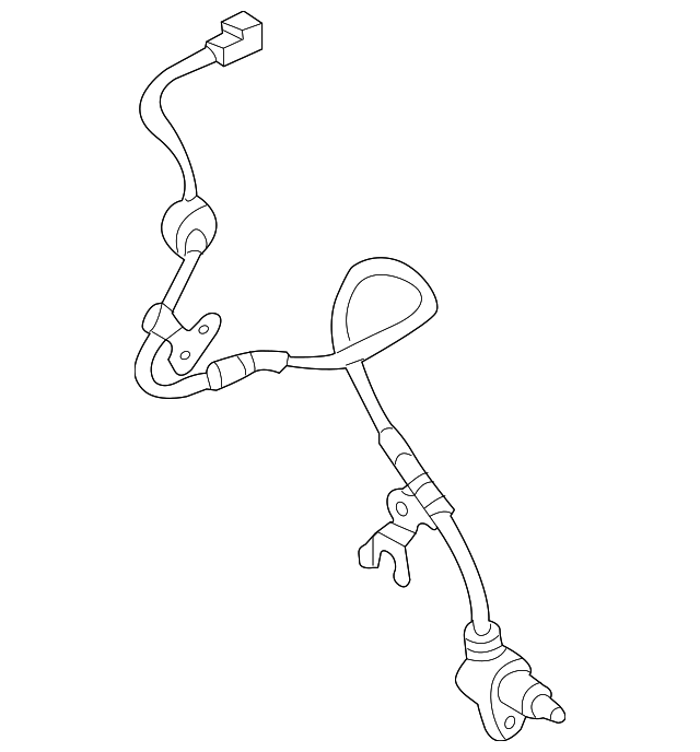 G21D-43-72YC Деталь ABS SENSOR, LEFT