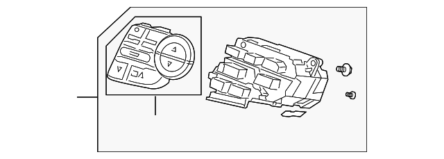79630-STK-A43ZA Деталь SWITCH ASSY., R. AUTO AIR CONDITIONER *N