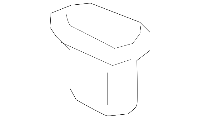 19316171 Деталь REAR SILL PLATE GROMMET, LEFT