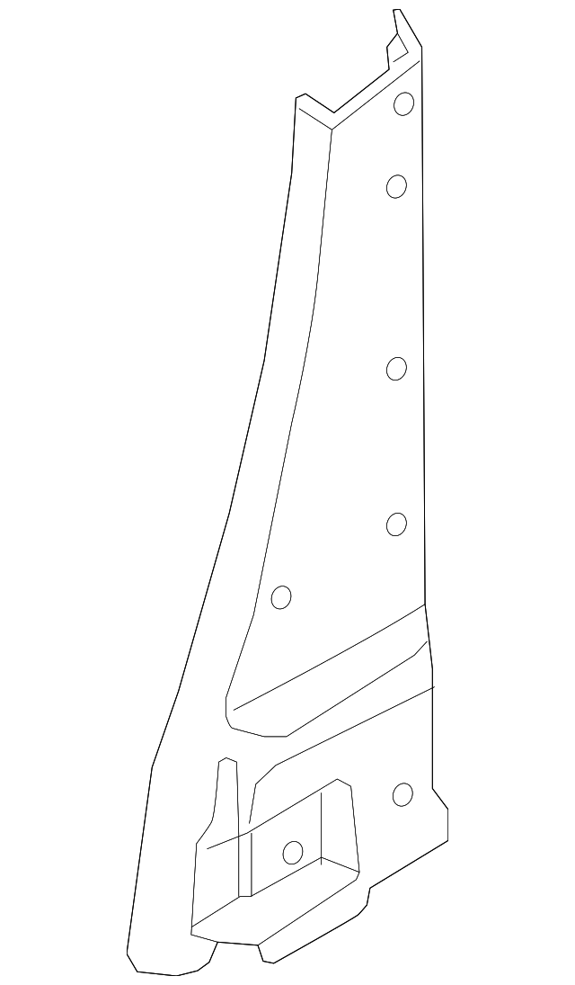 19316826 Деталь LWR CTR PLR TRIM, RIGHT
