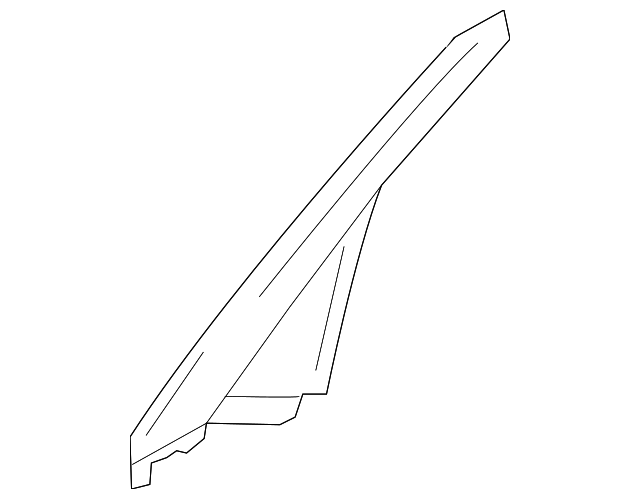 19316822 Деталь WINDSHIELD PILLAR TRIM, RIGHT