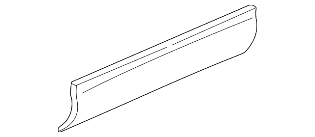 12374517 Деталь BODY SIDE MLDG, RIGHT