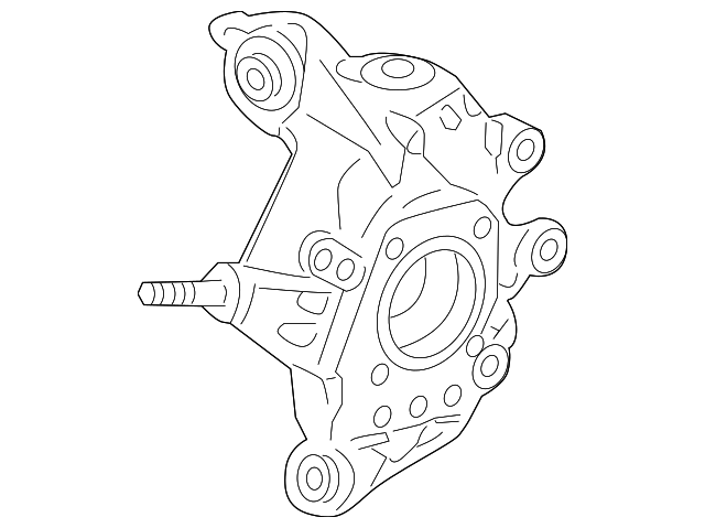 52210-TK5-A00 Деталь KNUCKLE, R. RR. (4WD)