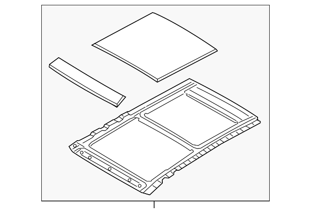81620-1U500 Деталь SUNROOF FRAME