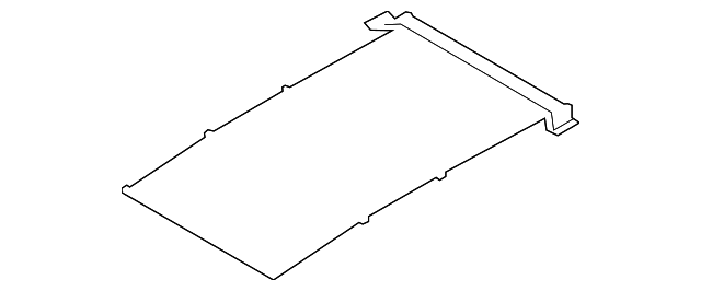 81666-2P500H9 Деталь SUNSHADE