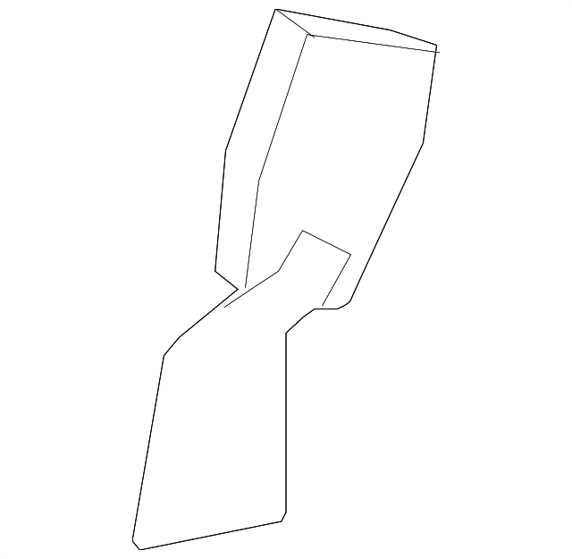 7B0-857-739-DE5 Деталь BUCKLE END, LEFT