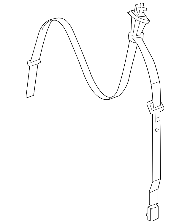 7B0-857-915-A-DE5 Деталь OUTER BELT, LEFT