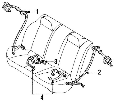 Altima REAR SEAT BELTS
