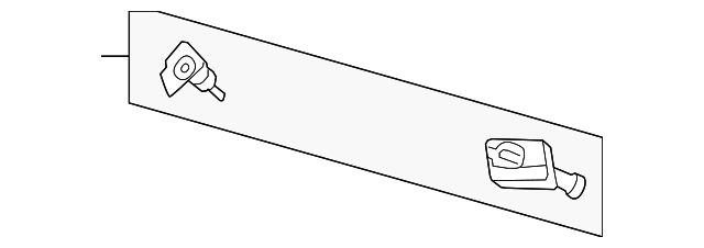 10346542 Деталь WASHER NOZZLE, LEFT