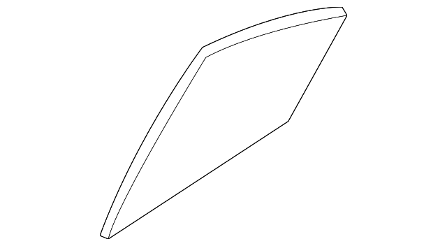 BJS7-73-661 Деталь FIXED GLASS, LEFT